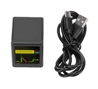 Topiky Bitcoin Stock Ticker, Bitcoin Lottery Miner with Time Clock Weather GIF Animations, Bitcoin Luck y Miner with WiFi Real Time Crypto Price Display, Creative Gift for Husband (Black)