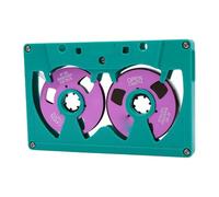 Topiky Blank Cassette Tape 50 Minutes Recording Playback Double Sided Cassette Tape, Type I Ferric Normal Bias for Music Recording, Reel to Reel with Metal Reels