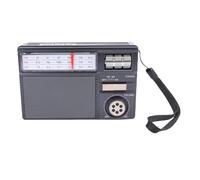 Topiky Bluetooth Solar Radio, Portable AM FM SW Radio with Rechargeable Battery and Solar Panel for Camping Outdoor Activities (Black)