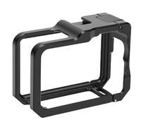 Topiky Camera Cage, One Key Detachable Design with Side Magnet Fast Release and Flip Type Battery Compartment Top Cold Shoe Interface for External Devices for Osmo Action 6