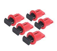 Topiky Circuit Breaker Lockout, 5Pcs Miniature Insulation Lock, Electrical Breaker Lockout Device with Outward Pins for Industrial Power Isolation