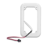 Topiky Coin Acceptor Frame, Game Coin Door Coin Selector Decorative Frame with LED Light for Game Machine Coin Operated Game Cabinet(white)