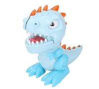 Topiky Dinosaur Teeth Game with Lights Sound Effects, Funny Biting Finger Toy Interactive Biting Dentist Game for Kids, T-Rex Bite Action Family Toys, Safe Plastic 2 AA Battery Operated (Blue)