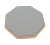 Topiky Drum Practice Pad 8 Inch Rubber Silent Drum Mat with 2 Pairs of Drumsticks, Portable Practice Pad for Drummers (Gray)