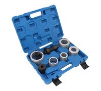 Topiky Exhaust Pipe Expander Tool 28mm, 1-5/8 to 4-1/4 Inch Muffler | Car Exhaust Pipe Stretcher Kit, with Tempered Steel Collets, for Tail Pipe and Tube Expansion