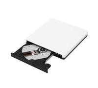 Topiky External Bluray Drive, 5Gbps USB 3.0 BD DVD CD Burner (White) | Read Write Compatible Player for Laptops, Desktops, 3D Playback, ABS Body, Built in Cable Management