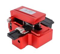 Topiky Fiber Optic Cleaver Automatic Press Cutting Tool for Precision Fiber Cutting in Optical Applications, Durable Aluminum Alloy & Tungsten Steel, 1 Unit