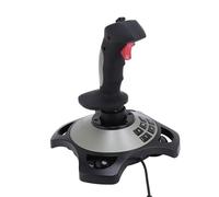 Topiky Flight Simulator Joystick Controller, USB Wired Flight Stick with Vibration and Throttle, Universal Simulation Controller Joystick for Win 7 8 10 11