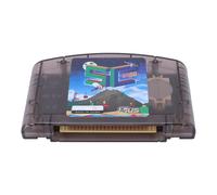 Topiky Game for N64, N64 Flash Cartridge, Fast Reading Open Source Game Cartridge for 64DD Retro Games, Automatic Save Backup for, 64DD Emulation and 16GB Memory (Black Transparent)