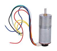 Topiky Gear Motor DC with Encoder, 2-Phase Reducer GA25-370 (DC12V 100RPM)