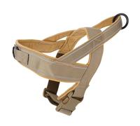 Topiky Heavy Duty Escape Proof Dog Pulling Harness, Adjustable Nylon Pet Vest Harness for Walking, Hiking & Training, Anti Pull No Choke Design for Small Medium Large Dogs (S)