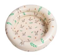 Topiky Inflatable Swimming Pool for Boys Girls, Kiddie Pool for Toddlers, Inflatable Baby for Toddlers, Foldable PVC Blow Up Backyard Ball Pit for Indoor Outdoor (Beige Rabbit)