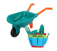 Topiky Kids Gardening Tools Kit with Realistic Wheelbarrow and Tools - Engaging Complete Play Set for Kids 14 Accessories