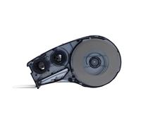 Topiky Label Tape Compatible with BMP21 BMP21-PLUS -LAB M210 Label Printers, 0.375inch 21ft Durable Cable Labels, Easy Peel Backing, Black on White for Wire Organization (RL-BD-Vi-21P-375C)