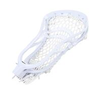Topiky Lacrosse Stick Head, Strung Lacrosse Head with Nylon String, Replacement for Offensive Defensive Strategies, Ideal for Competition Training (White)