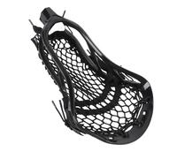 Topiky Lacrosse Stick Head, Strung Lacrosse Head with Nylon String, Replacement for Offensive Defensive Strategies, Ideal for Competition Training (Black)