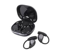 Topiky Language Translation Earbuds Clear Sound Quality Touch Controls for Handsfree Conversations on the Go (Black)