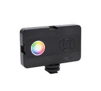 Topiky LED Camera Light, Portable RGB Video Light with 138 CRI 85+ Beads 700Lux Brightness Dual Color Temperature 2700 6500K, with 1800mAh Rechargeable Battery, for Camera DSLR
