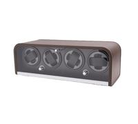 Topiky LED Watch Winder Box 5 Adjustable Settings Elegant Desktop Accessory Fiber Density Board Material