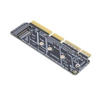 Topiky M.2 SSD to PCIe Adapter Card, Thin M2 Mkey to PCIe 5.0 X16 Adapter Supports for 1U Server, Compatible with M.2 NVMe 2230 2242 2260 2280 SSD