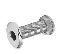 Topiky Marine Thru Hull Fitting, 3/8inch 316 Stainless Steel Boat Water Drain Outlet, Universal Drain Scupper Connector for Boats