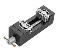 Topiky Mini Drill Press Vise, Small Bench Vise Clamp, Multifunctional Jewelry Carving Tool with Adjustable Jaws, Small Bench Vice for Hobby Jewelers, Drill Press for Jewelry Craft