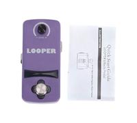 Topiky Mini Guitar Looper Pedal, Single Switch Looper Pedal for Guitar with 12-Minute Recording, Smart Memory Playback, Type-C Powered, Looping Effects for Practice Stage
