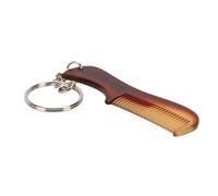 Topiky Mini Keychain Comb for Beard Mustache, Portable Travel Pocket Fine Tooth Hair Comb, Small Keyring Grooming Accessory for On the Go
