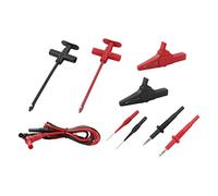 Topiky Multimeter Test Leads Kit Durable Brass Probe for Electronic Repair, 19A Max Current for Automotive Diagnostics, Test Probes Leads for Physical Labs, Homes