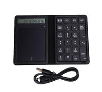 Topiky Number Pad, Foldable Wireless Numeric Keypad with Calculator and Touchpad, 23 Keys Portable Keyboard