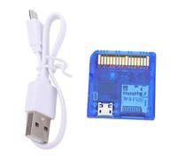 Topiky Open Source Game Card Reader, Fast 6MB/s Read Speed for DS DSi 3DS, with Dual Power Supply and RP2040 MCU Support, for Homebrew Backup Custom Software (Transparent Blue)