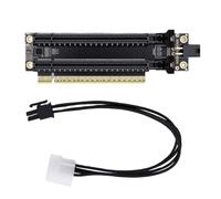Topiky PCIe Riser Card X16 to X8 X8 for ITX Builds | Dual slot adapter, Precision Gen4 connector, Stable power delivery, Low-profile design, Compatible with ITX cases