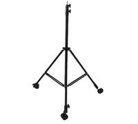 Topiky Photography Light Stand, 3 Universal Wheels with Brake Function 3 Section Extension Adjustable Up to 2.1 Meters One Piece Folding Design, with 1 4 Screw Adapter for Live