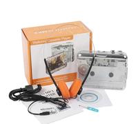 Topiky Portable Cassette to MP3 Player, Tape to MP3 Converter with 3.5mm Headphone Jack, Mini Cassette Recorder for PC Laptop Music Transfer, Vintage Retro Design