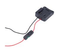 Topiky Power Tool Battery Adapter with Switch Wire Terminal for PARKSIDE X20V TEAM 20V PAP20A1 PAP20A3 PAP20B1 PAP20B3