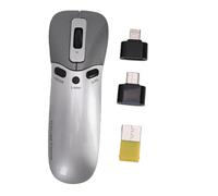 Topiky Presentation Clicker Air Mouse Function Wireless Presenter USB PowerPoint Clicker, Wireless Presenter Remote PowerPoint Slide Pointer Advancer for Computer Laptop Office