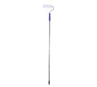 Topiky Professional Paint Brush Extender Set with 4 Inch Paint Roller, Adjustable Extension Poles for Ceiling Painting - Universal Clamp Tool Kit for House Painting and Easy Jobs,