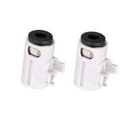 Topiky PTFE Tube Connector 2PCS Replacement for Bambu Lab A1 Mini 3D Printer, X Axes Motor Feed Pipe, Ceramic Ring Self Lubricating Filament Adapter