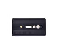 Topiky Quick Release Plate, CNC Aluminum Alloy Camera Slide Rail Plate with 1/4 and 3/8 Inch Screws Anti Slip Locating Pin for RC5 System 501 502 577 701 Ball Heads Tripod