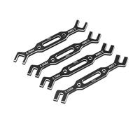 Topiky RC Ball Tie Rod Adjustment Wrench, 4PCS Aluminum Alloy Set (Black)