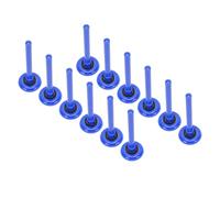Topiky Replacement Garage Door Roller Silent 2 Inch 4 Inch Stem Double Seal Bearing Quiet Wheels Blue for Home & Business