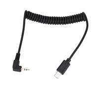 Topiky RM-VPR1 S2 Shutter Release Cable for A7III A9/A99 Ii A7 Ii A6500 Stretchable Cord for Camera Remote Control (3.5mm-S2#02)