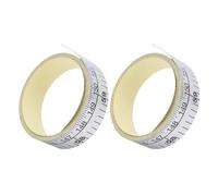 Topiky Self Adhesive Measuring Tape with Fractions 60in 150cm Left to Right Sticky Measure Tape, 2Pcs Aluminum Workbench Ruler for Woodworking Saw Drafting Table
