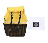 Topiky Simulation Mini Backpack, Emotional Decor Accessory for 1/10 1/8 Scale RC Crawler Cars, RC Car Accessories (Yellow)