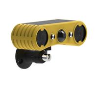 Topiky Solar Infrared Sound and Light Alarm Motion Sensor, 13 Sounds 129 Decibels Loud Noise Maker Motion Detector, Water Proof Flash Warning Strobe Security Alarm System