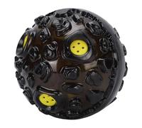 Topiky Squeaky Dog Toy Ball with Double Layer Structure Cleans Teeth and Promotes Bonding, Suitable for Active Dogs, Plastic, Rubber