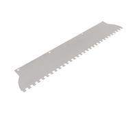 Topiky Stainless Steel Square Notch Tile Trowel 4.33in Large Size 10mm Squared Notch Flooring Trowel for Mortar Adhesive Application Splash Guard (600mm)