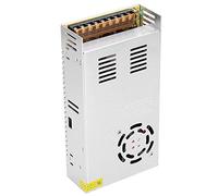 Topiky Switch Power Supply Driver Adapter, DC12V 40A 480W Aluminum Alloy Power Supply for LED Light Bar, 3D Printer, AC110/, Short Circuit Protection (S-400-12（12V/33A/400W）AC110/220V±15%)