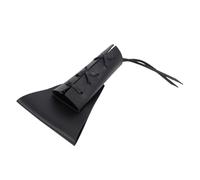 Topiky Sword Leather Case for Cosplay, Adjustable Belt Leather Sword Holster, Triangle Design Weapons Sheath, Soft Comfortable Swords Sheath for Training Convention (Black)