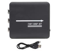 Topiky to HDMI, AV CVBS to HDMI Video Converter Composite Audio Adapter Support 720/1080P Switcher for TV, DVD, Cable Box, PC Laptop